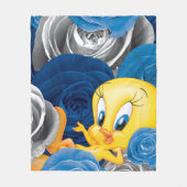 TWEETY™ mit Rose Fleecedecke (Vorderseite)