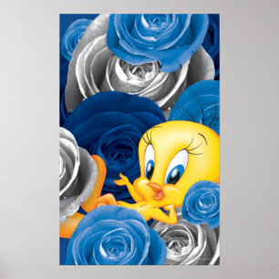 TWEETY™ mit Rose Poster
