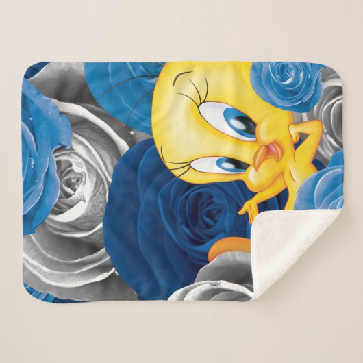TWEETY™ mit Rose Sherpadecke (Vorderseite (Horizontal))