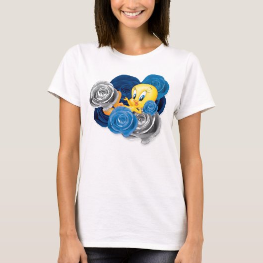 TWEETY™ mit Rose T-Shirt (Vorderseite)