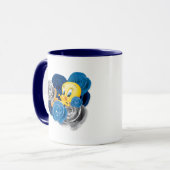 TWEETY™ mit Rose Tasse (Vorderseite Links)