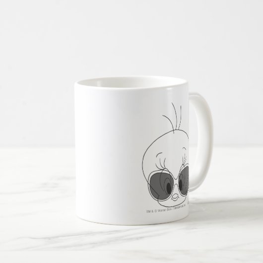 TWEETY™ mit Shades Kaffeetasse (VorderseiteRechts)