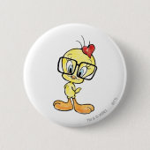 Tweety-Nerd Button (Vorderseite)