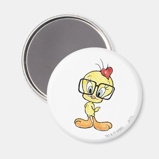 Tweety-Nerd Magnet (Vorderseite/Rückseite)