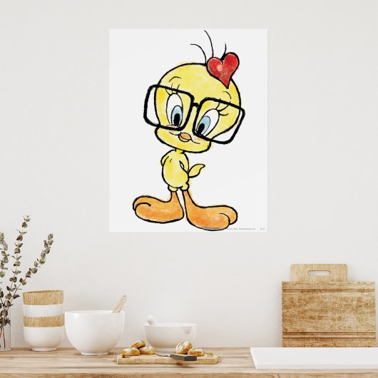 Tweety Nerd Poster (Küche)
