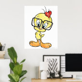 Tweety Nerd Poster (Heimbüro)