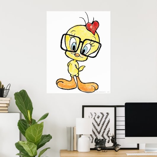 Tweety Nerd Poster (Heimbüro)