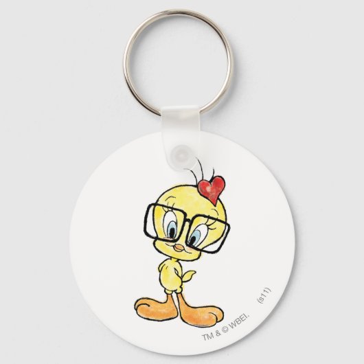 Tweety Nerd Schlüsselanhänger (Vorderseite)