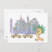 TWEETY™ NYC POSTKARTE (Vorne/Hinten)