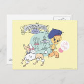 TWEETY™ Paris Postkarte (Vorne/Hinten)