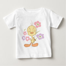 TWEETY™ Pink Purple Flowers Baby T-shirt