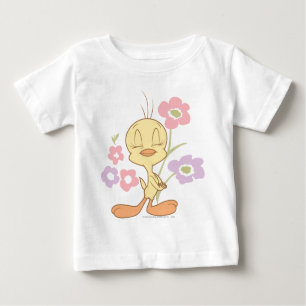 TWEETY™ Pink Purple Flowers Baby T-shirt