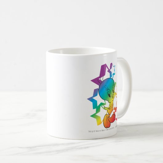 TWEETY™ Rainbow Stars Kaffeetasse (VorderseiteRechts)