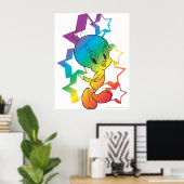 TWEETY™ Rainbow Stars Poster (Heimbüro)