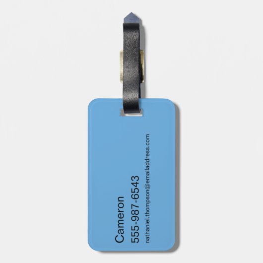 TWEETY™| Räuchervögel Gepäckanhänger (Rückseite vertikal)