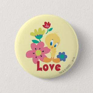 TWEETY™ Red Liebe Button