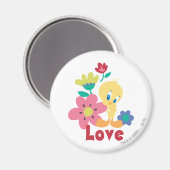 TWEETY™ Red Love Magnet (Vorderseite/Rückseite)