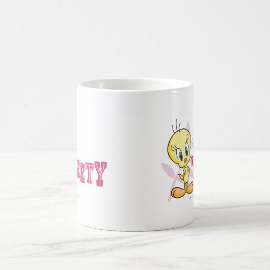 "TWEETY™" rosa Kaffeetasse (Mittel)