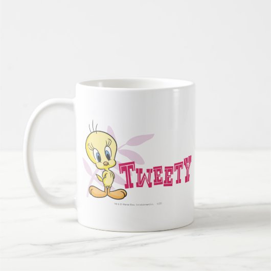 "TWEETY™" rosa Kaffeetasse (Links)