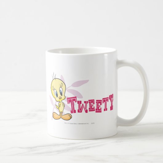 "TWEETY™" rosa Kaffeetasse (Rechts)