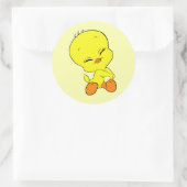 Tweety Runder Aufkleber (Tasche)
