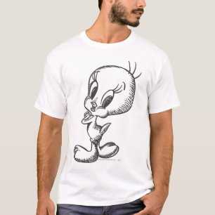 TWEETY™ Schönes Schwarz/Weiß T-Shirt