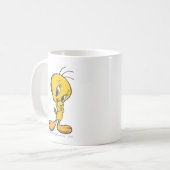 TWEETY™ Shy Kaffeetasse (Vorderseite Links)