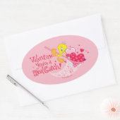 TWEETY™ - Sie sind ein echter Haken Ovaler Aufkleber (Umschlag)