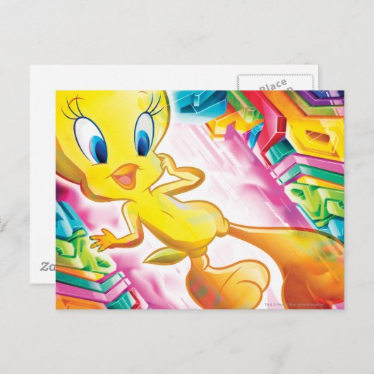 TWEETY™ Sliding Postkarte (Vorne/Hinten)