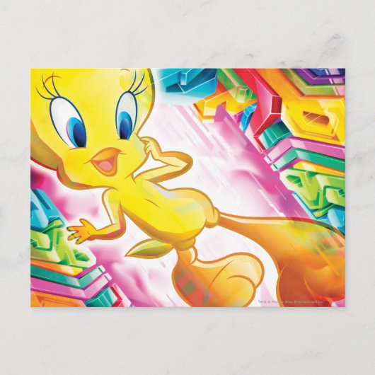 TWEETY™ Sliding Postkarte (Vorderseite)