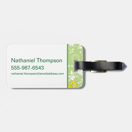 TWEETY™ Springtime Vibes Gepäckanhänger (Rückseite horizontal)