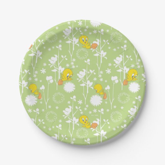 TWEETY™ Springtime Vibes Pappteller (Vorderseite)
