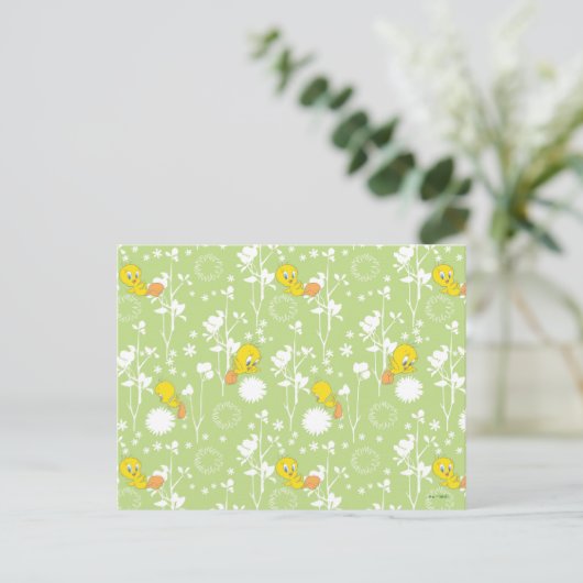 TWEETY™ Springtime Vibes Postkarte (Stehend Vorderseite)