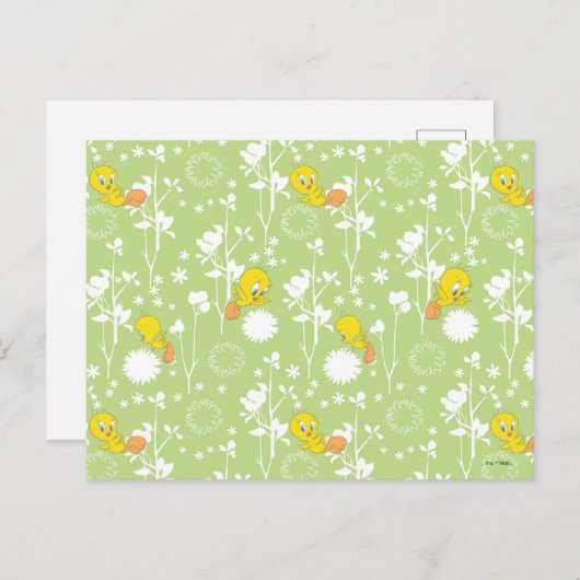 TWEETY™ Springtime Vibes Postkarte (Vorne/Hinten)