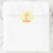 TWEETY™ Stehend hoch Runder Aufkleber (Tasche)