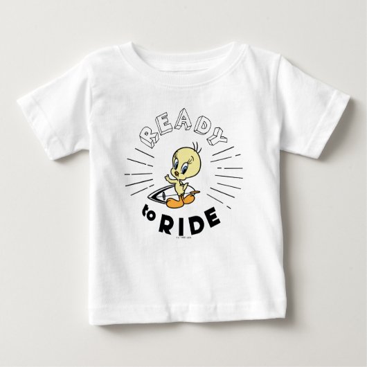TWEETY™ Surfboard - Reitbereit Baby T-shirt (Vorderseite)