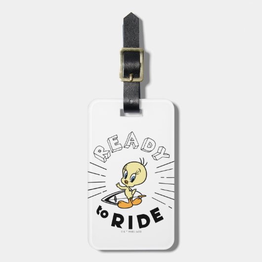 TWEETY™ Surfboard - Reitbereit Gepäckanhänger (Vorderseite vertikal)