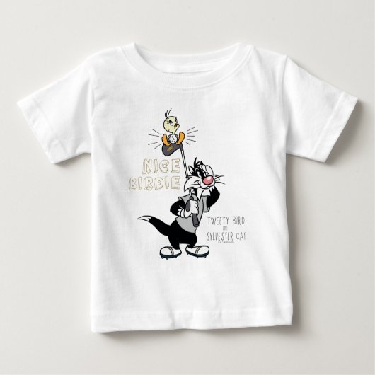 TWEETY™ & SYLVESTER™ Golfing - Nice Birdie Baby T-shirt (Vorderseite)