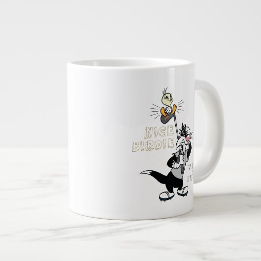 TWEETY™ & SYLVESTER™ Golfing - Nice Birdie Jumbo-Tasse (Vorderseite Rechts)
