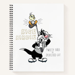 TWEETY™ & SYLVESTER™ Golfing - Nice Birdie Notizblock