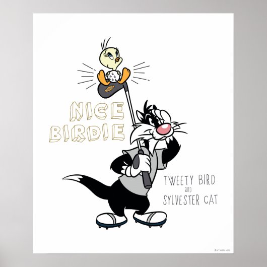 TWEETY™ & SYLVESTER™ Golfing - Nice Birdie Poster (Vorne)