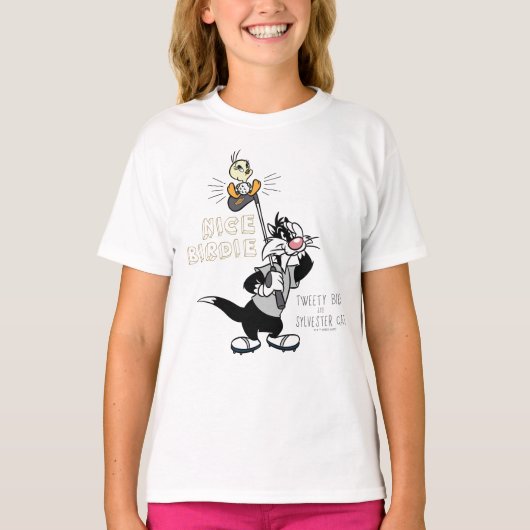 TWEETY™ & SYLVESTER™ Golfing - Nice Birdie T-Shirt (Vorderseite)