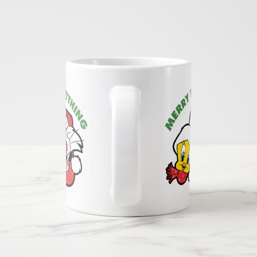TWEETY™ & SYLVESTER™ "Merry Everything" Jumbo-Tasse (Rückseite)