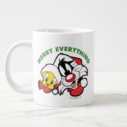 TWEETY™ & SYLVESTER™ "Merry Everything" Jumbo-Tasse (Links)