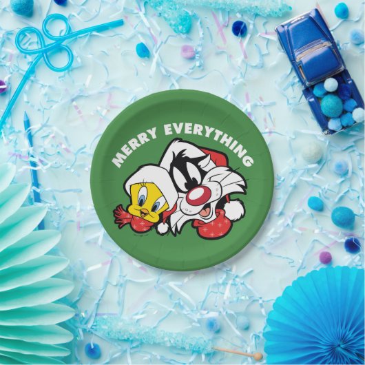 TWEETY™ & SYLVESTER™ "Merry Everything" Pappteller (Party)