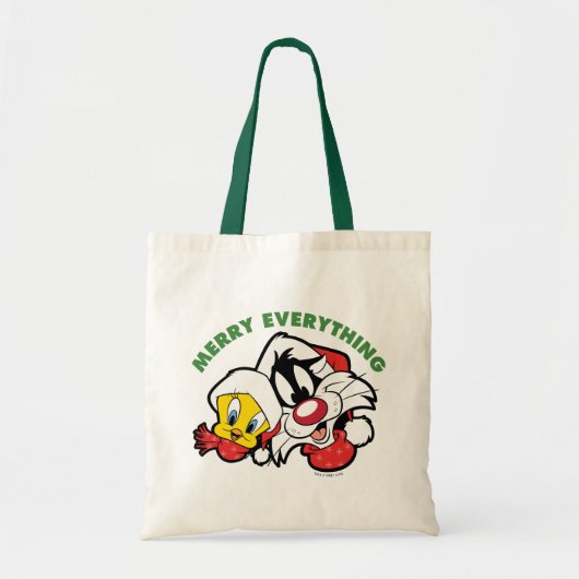 TWEETY™ & SYLVESTER™ "Merry Everything" Tragetasche (Vorne)