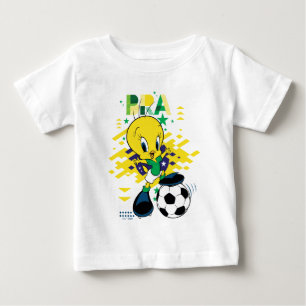 TWEETY™ Team Brasil Fußball Grafik Baby T-shirt