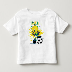 TWEETY™ Team Brasil Fußball-Grafik Kleinkind T-shirt