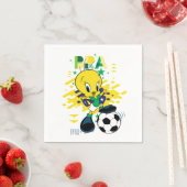 TWEETY™ Team Brazil Soccer Graphic Serviette (Beispiel)