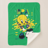 TWEETY™ Team Brazil Soccer Graphic Sherpadecke (Vorderseite)